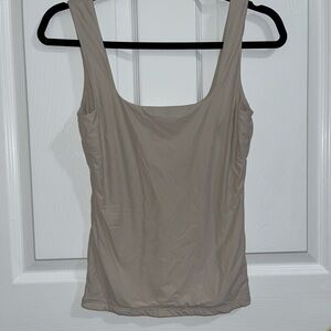 Abercrombie & Fitch Tan Sleeveless Tank